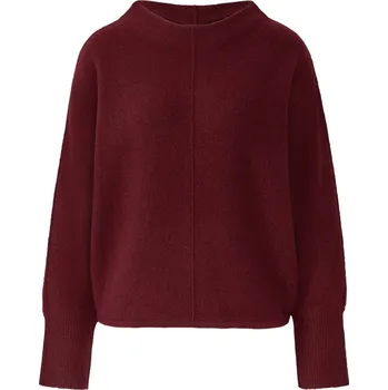 Dámské oblečení s.Oliver dámský svetr 2170432 3902 Vínová 40