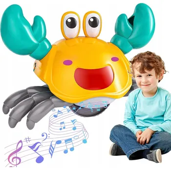 LEZOUCÍ KRAB KONTEXT INTERAKTIVNÍ VYHÝBÁNÍ SE PŘEKÁŽKÁM SE ZVUKEM A LED SVĚTLY