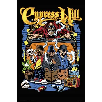 Obraz Plakát na zeď Cypress Hill - Originální plakát do obýváku 61x91,5 cm