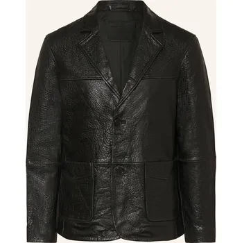 Pánské sako allsaints pánské kožené sako shadwell regular fit černá 50