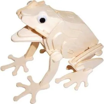3D puzzle Woodcraft construction kit | Woodcraft Dřevěné 3D puzzle Žába