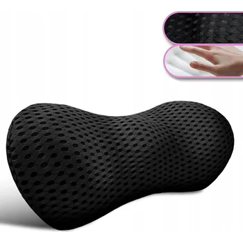 Polštář ORTOPEDICKÝ POLŠTÁŘ BEDERNÍ PRO SPANÍ DO AUTA NA SEDADLO PAMĚŤOVÁ PĚNA