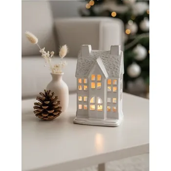 Vánoce Sinsay - Vánoční svícen ve tvaru domečku - vícebarevná - 553GH-MLC - 553GH-MLC-ONE