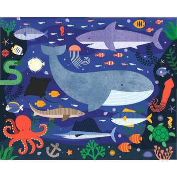 Puzzle Petit Collage Oboustranné puzzle pod mořem