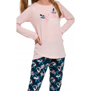 Chlapecké pyžamo Cornette pyžamo růžové, velikost 134