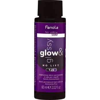 Barva na vlasy Fanola Glow&Glossy toner na vlasy - T.21 - 60 ml