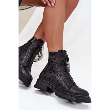 Dámské kozačky Kožené workery dámské zateplené na zip Artiker 57C2257 Barva: Černá, Velikost: 37