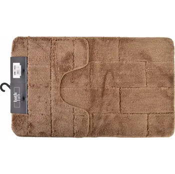 Koupelnová předložka ZAC Sada 2 Koupelnových Předložek 50x37/50x80cm hnědá