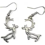 Drakkaria PORO, sámský sob, stříbrné náušnice, Ag 925