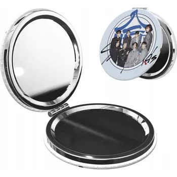 Kosmetické zrcátko KRÁSNÉ KAPESNÍ ZRCÁTKO NA MAKE-UP SKLÁDACÍ STRAY KIDS DÁREK