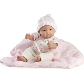 Panenka Guca 855 New Born holčička - realistická panenka s celovinylovým tělem - 25 cm