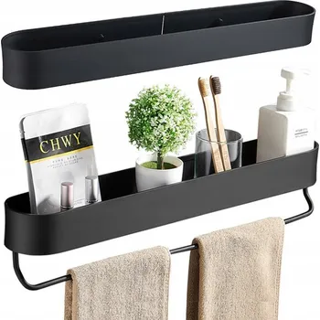 Koupelnový nábytek KOUPELNOVÁ POLICE ZÁVĚSNÁ DO SPRCHY LOFT 50CM 2X