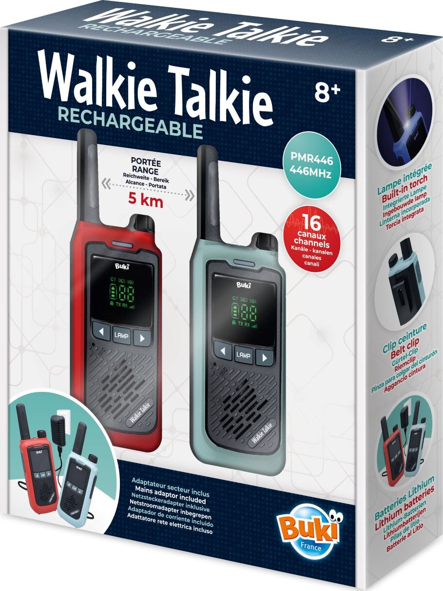 BUKI France BUKI Vysílačky Walkie Talkie 5km - dobíjecí baterie