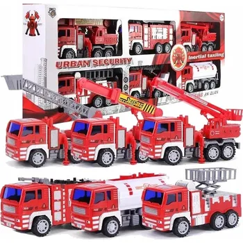 autíčko VELKÁ SADA AUT AUTA XXL HASIČSKÉ AUTO JEŘÁB NÁKLADNÍ AUTO JEŘÁB CISTERNA