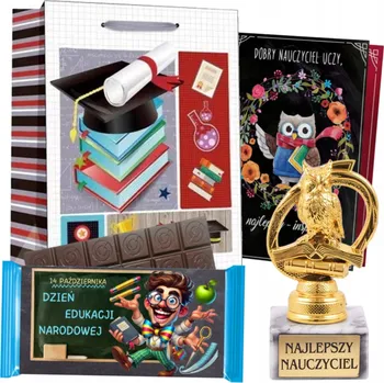 Obraz Dárek dla Nauczyciela k Dni vzdělávání Začátek Ukončení SET