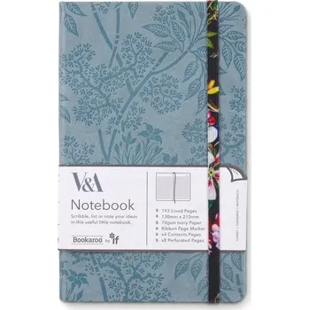 Zápisník Bookaroo Notatnik Journal A5 Kilburn Black Floral Kolektiv autorů (Zápisník/deník A5, motiv Kilburn Black Floral)