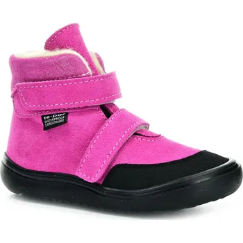 Dívčí zimní obuv Jonap Jerry růžová vlna slim zimní barefoot boty Velikost boty (EU): 25, Vnitřní délka boty: 160, Vnitřní šířka boty: 66