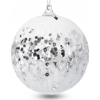 Vánoční dekorace Vánoční Koule zdobená vánoční koule 10 cm 1 ks