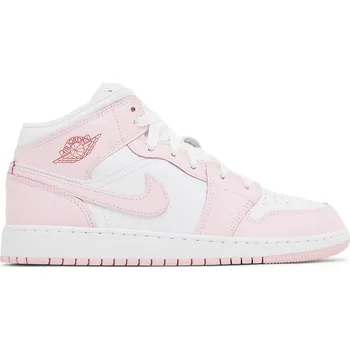 Dámská móda Air Jordan 1 Mid GS 'Pink Foam Fire Red' Velikost: 38