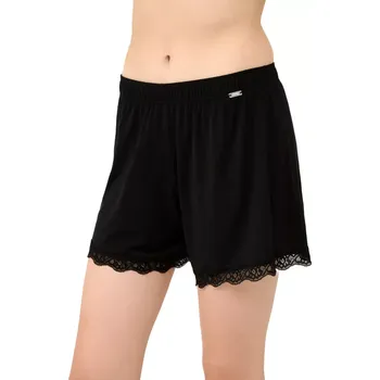 Dámské kraťasy Micromodal Cheeky šortky Vamp s krajkou 22805 black velikost XL
