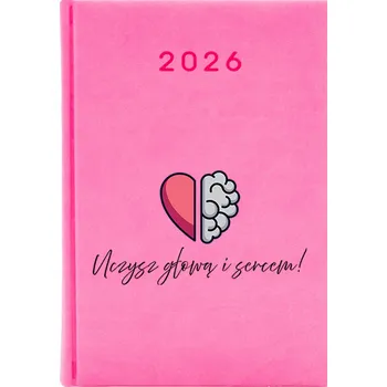 Kalendář Knižkový kalendář 2026 A5 FunnyCase růžový