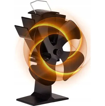 Krbový ventilátor TURBO Fan Komínový ventilátor se 4 lopatkami - Basic