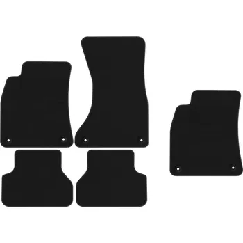 autokoberec Kobercové rohožky Edecor velurové 5 ks