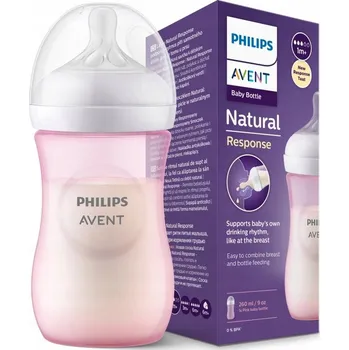 Kojenecká láhev Philips Avent Láhev Natural Response, reaktivní, 260 ml, 1m+ SCY903/11