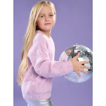 Dívčí oblečení Sinsay - Bavlněný svetr basic - vícebarevná - ZJ029-MLC - ZJ029-MLC-122