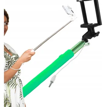 DRŽÁK KIJEK DO SELFIE NA TELEFON STICK STATIV SELFIE ROZTAHOVACÍ AŽ DO 80 CM