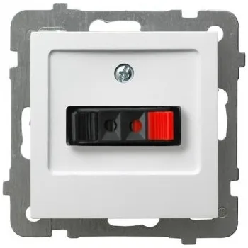 Elektrická zásuvka Anténní zásuvka nástěnná Ospel bílá