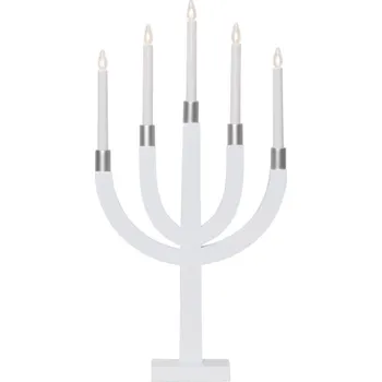 Svícen Dřevěný svícen Star Trading 67 cm