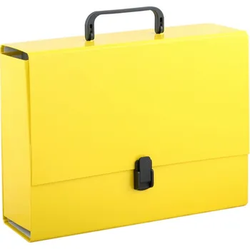 Desky s uchem A4 Penmate žluté, školní desky, barevné desky A4