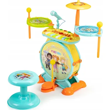 Hudební nástroj pro děti MULTISTORE Bicí souprava MULTISTORE HC490483 Vícebarevná