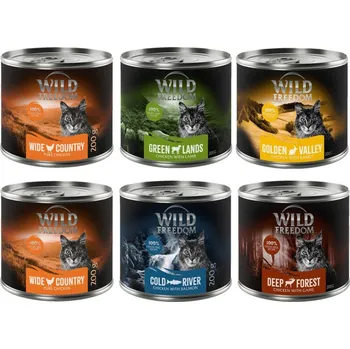 12x200g Wild Freedom Adult - mix I (5 druhů)