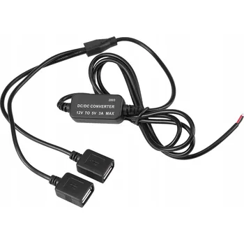 Měnič napětí DC-DC Měnič Napětí 12V na 5V se 2 USB Porty