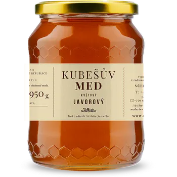 Kubešův med Med květový javorový 950 g Odběr: osobně ze dvora