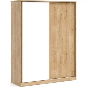 Šatní skříň Čilek Skříň s posuvnými dveřmi a zrcadlem Mocha