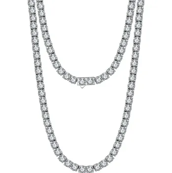 Řetízek Majya Stříbrný tenisový řetízek DONE 40 cm | šířka 4 mm Ag/; ≤23,28 g 11598