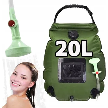 kempingová sprcha 20L PŘENOSNÁ SPRCHA KEMPINGOVÁ TURISTICKÁ SURVIVAL OBOZOVÁ BIVAKOVACÍ