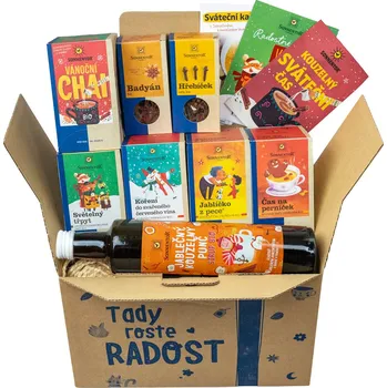 Dárkový potravinový koš Sonnentor Dárkový box - Kouzelný vánoční čas