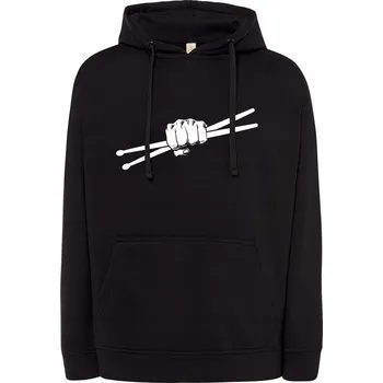 Pánská mikina Pánská mikina s kapucí PRO BUBNÍKA BICÍ SOUPRAVA DRUM XS