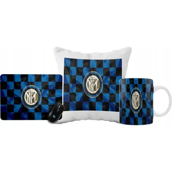 MEGA SADA HRNEK + POLŠTÁŘ + PODLOŽKA INTER MILAN MÍČ GRAFIKA
