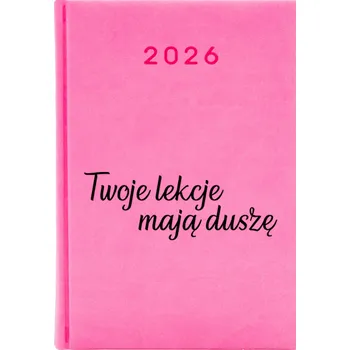 Kalendář Knižkový kalendář 2026 A5 FunnyCase růžový