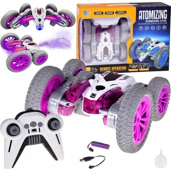 autíčko Na dálkové ovládání SUPER RYCHLÉ auto STUNT - pára a světlo RC0729