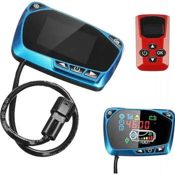 Ventilátor topení a klimatizace OVLADAČ LCD displej PRO NEZÁVISLÉ TOPENÍ + DÁLKOVÉ OVLÁDÁNÍ 12/24V