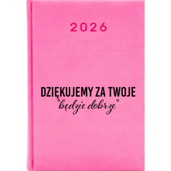 Kalendář Knižkový kalendář 2026 A5 FunnyCase růžový