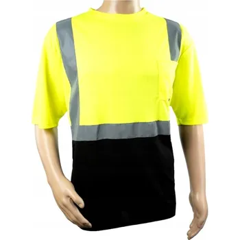 Pánské tričko VÝSTRAŽNÉ REFLEXNÍ TRIČKO pánské pracovní prodyšné BOZP 3XL