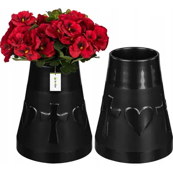 Váza Váza Botle plast 26,5 cm