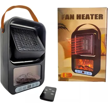 Topidlo Teplovzdušný ventilátor s imitací ohně